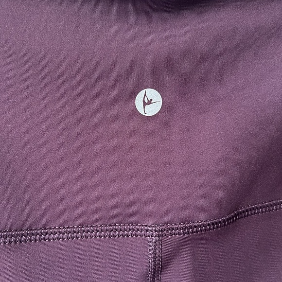 90 Degree by Reflex Purple Performance Capri Legging - Picture 9 of 11